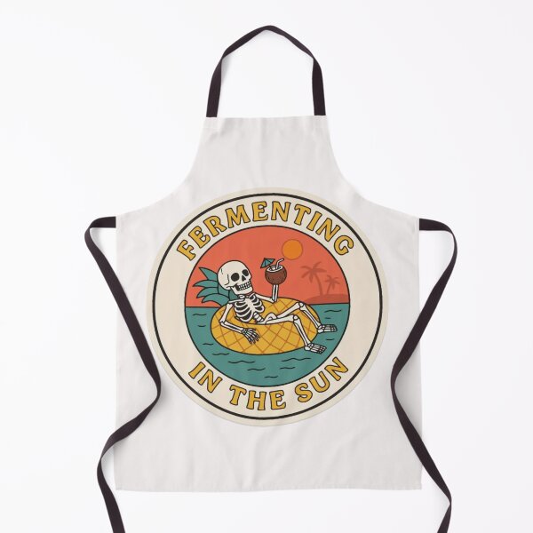 Item preview, Fermenting in the Sun – Funny Skeleton Beach designed and sold by LuloCreative.