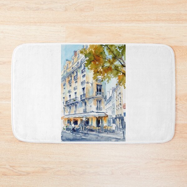 Item preview, St Andre Bistro Paris Watercolor designed and sold by caracatita75.