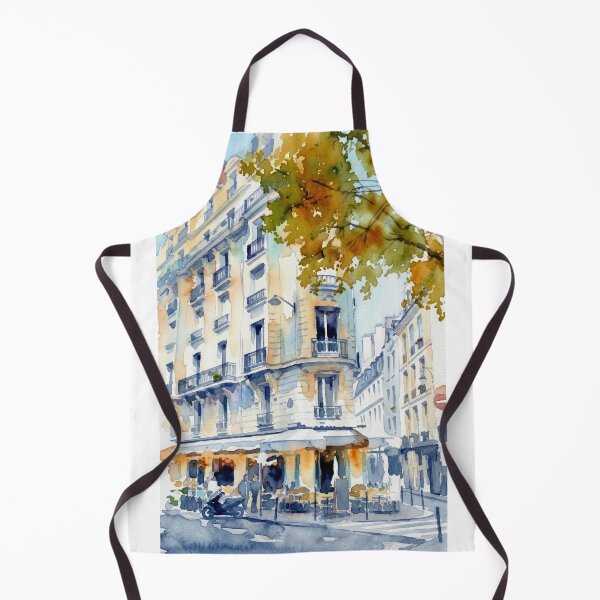 Item preview, St Andre Bistro Paris Watercolor designed and sold by caracatita75.