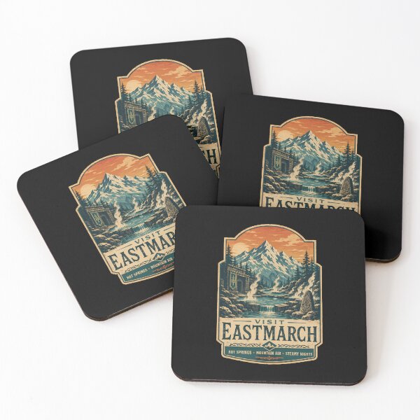 Item preview, Eastmarch Hot Springs Travel Poster designed and sold by agearb.