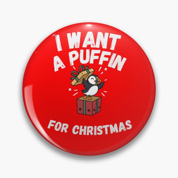 Item preview, I want a puffin for christmas designed and sold by Konvero.