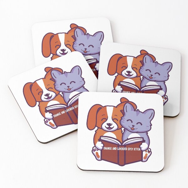Item preview, Cat and Dog Happy Animal Friends designed and sold by Charonde.