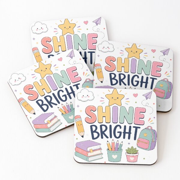 Item preview, Shine Bright T-Shirt & Sticker | Cute Motivational Classroom Design | Teacher & Student Gift designed and sold by Sunday.Supply.