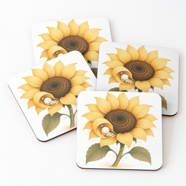 Item preview, Little Star Companion Sunflower of Hope | Cozy Sunflower Watercolor | Whimsical Nature T-Shirt & Sticker designed and sold by Digital Culture Studio.