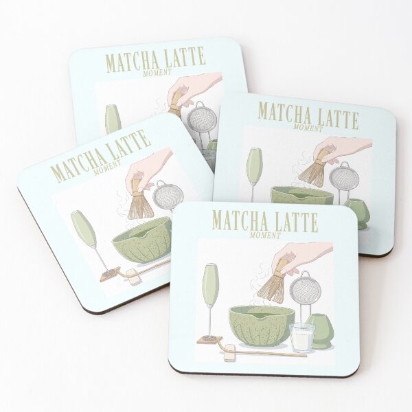 Item preview, Matcha Latte Moment Matcha Ingredients & Traditional Bamboo Whisk Set Electric Frother Tea Lover Gift Relaxation designed and sold by MoqunaDesign.