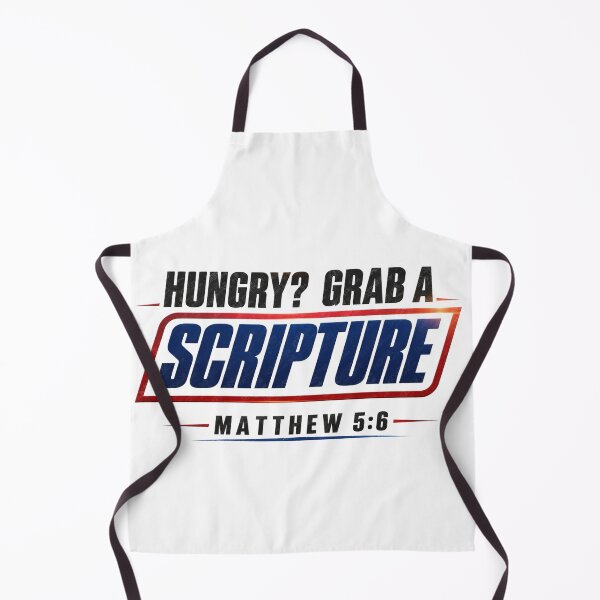 Item preview, Hungry? Grab a Scripture – Matthew 5:6 | Christian Bible Verse Typography designed and sold by TheSilmarillion.