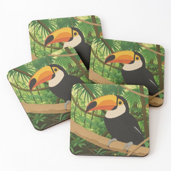Item preview, Tropical Toco: A Paper-Cut Jungle Adventure designed and sold by BlueBerry45.