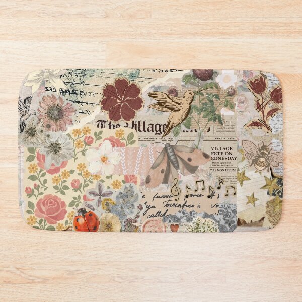 Item preview, Vintage botanical floral collage design designed and sold by Zenna MT 1.