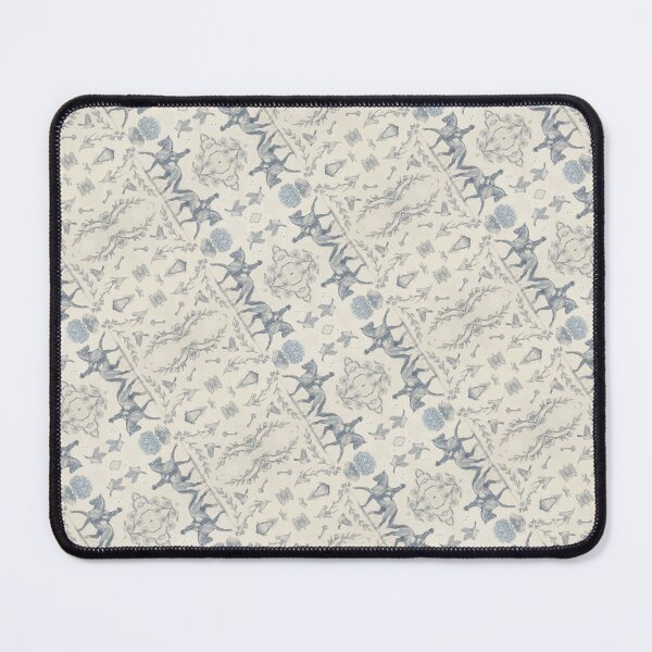 Item preview, Blue Diamond Ikat Pattern – Diagonal Mosaic Boho Print designed and sold by FawnFeatherCo.
