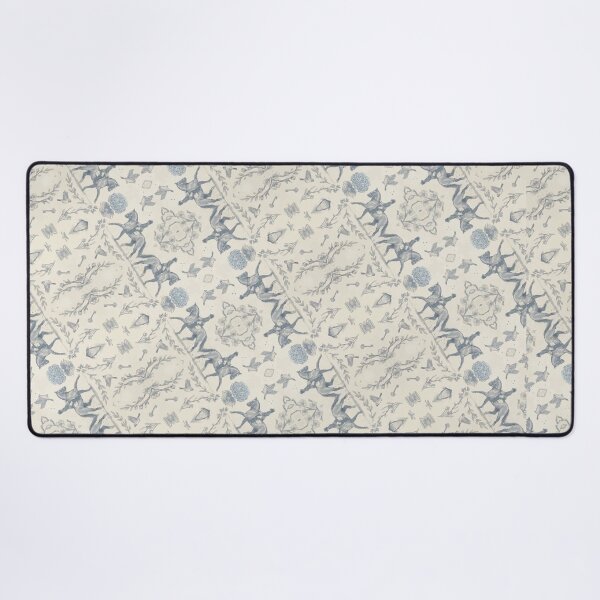 Item preview, Blue Diamond Ikat Pattern – Diagonal Mosaic Boho Print designed and sold by FawnFeatherCo.