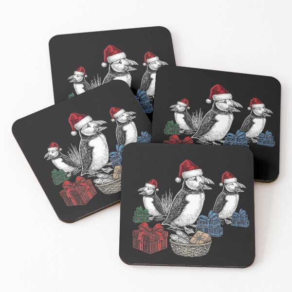 Item preview, Puffins Christmas designed and sold by Konvero.