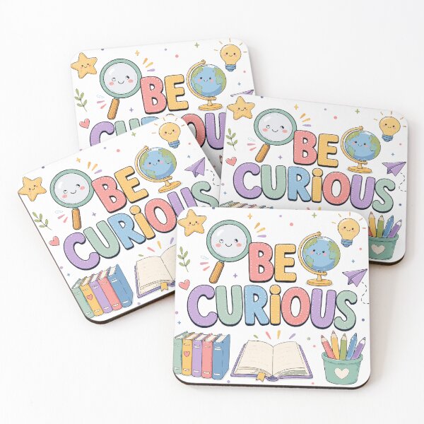 Item preview, Be Curious T-Shirt & Sticker | Cute Learning & Classroom Design | Teacher & Student Gift designed and sold by Sunday.Supply.