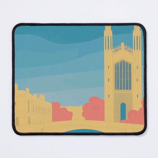 Item preview, CAMBRIDGE Travel Art – Modern University City Illustration designed and sold by MarkedArtPrints.