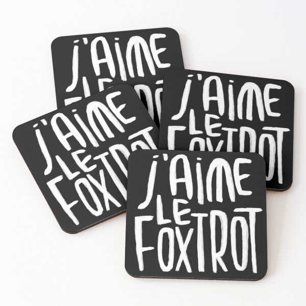 Item preview, Foxtrott, J‘aime le foxtrot, Dance typography designed and sold by danceink.