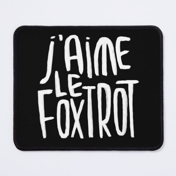 Item preview, Foxtrott, J‘aime le foxtrot, Dance typography designed and sold by danceink.
