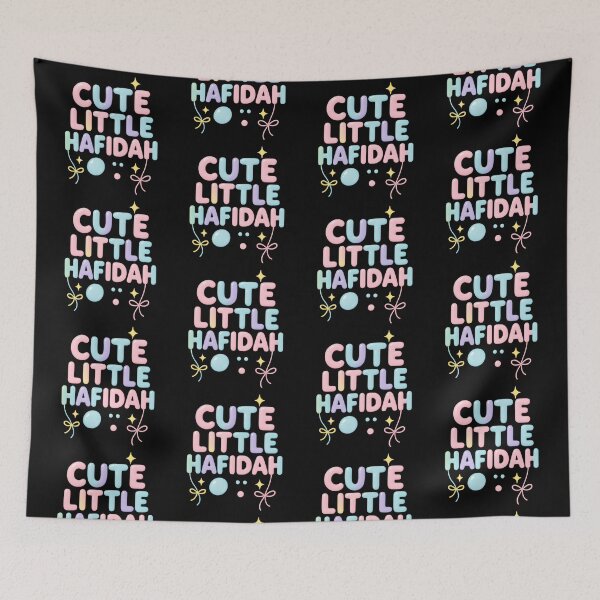 Item preview, Cute Little Hafidah ( Pastel pink ) - Colorful Islamic Kids Design designed and sold by D-Islamic.