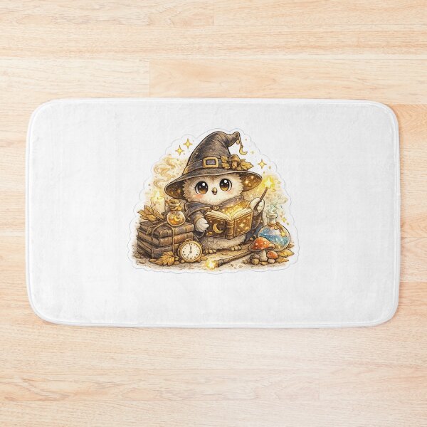 Item preview, Baby Owl Wizard | Cute Halloween stickers designed and sold by Collins Design.
