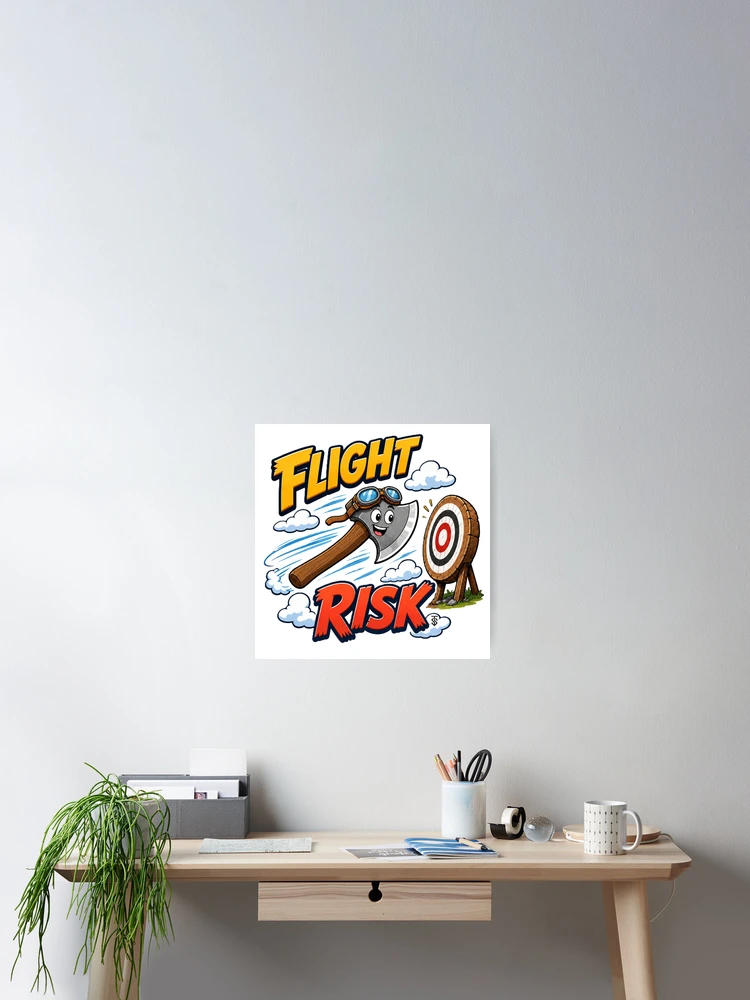 Thumbnail 2 of 3, Poster, Flight Risk designed and sold by Thor-stone.