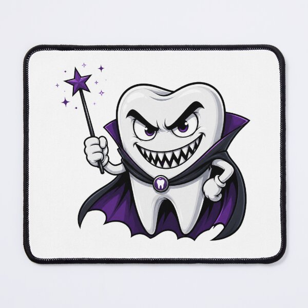 Item preview, Evil Vampire Tooth Halloween Dentist Cartoon Cute Spooky Dental Design designed and sold by 76Valeria.