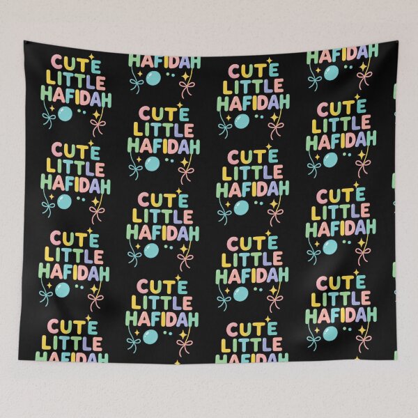 Item preview, Cute Little Hafidah - Colorful Islamic Kids Design designed and sold by D-Islamic.