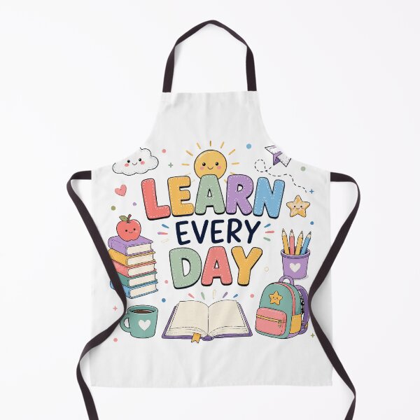 Item preview, Learn Every Day T-Shirt & Sticker | Cute Educational Classroom Design | Teacher & Student Gift designed and sold by Sunday.Supply.