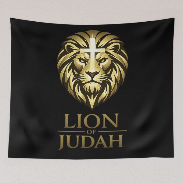 Item preview, Lion of Judah with Golden Cross designed and sold by HolyLandDesigns.