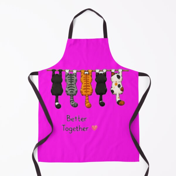 Item preview, Better Together Cute Hanging Cats designed and sold by DailyDoodlesBySumbul.
