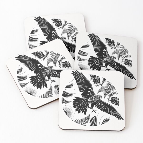 Item preview, New Zealand Falcon in the Bush designed and sold by MY NEW ZEALAND.