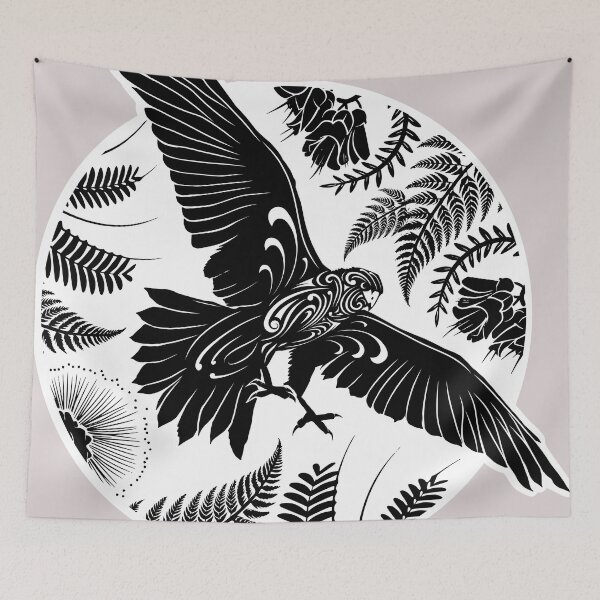 Item preview, New Zealand Falcon in the Bush designed and sold by MY NEW ZEALAND.