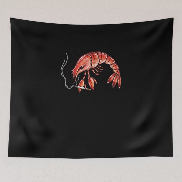 Item preview, Funny Smoking Shrimp Prawn Cigarette Joke designed and sold by elderberry.