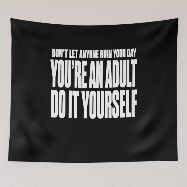 Item preview, Funny Ruin Your Own Day Adult Sarcastic Humor Art designed and sold by elderberry.