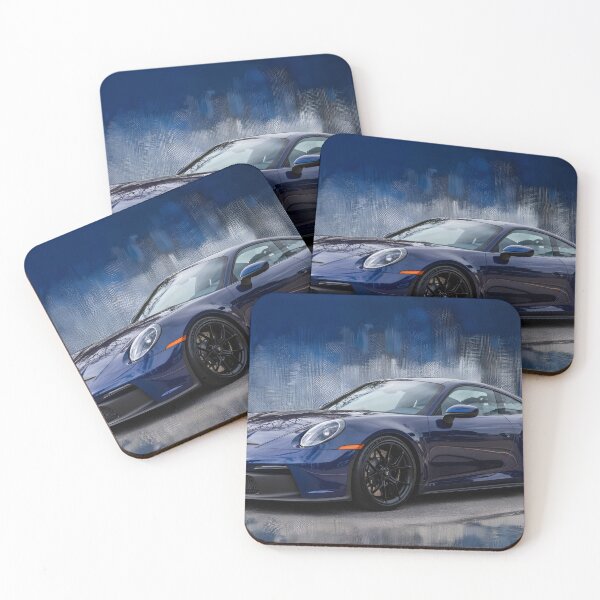 Item preview, Porsche 911 GT3 Vibrant Art Print designed and sold by AutoPopStudio.