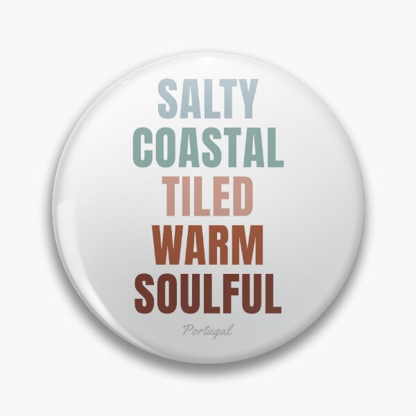 Item preview, Portugal Word Art, Salty Coastal Tiled Warm Soulful Art designed and sold by MarkedArtPrints.