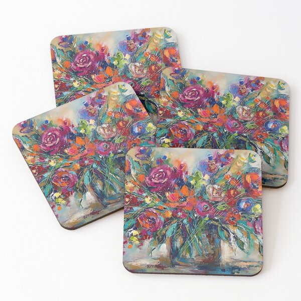 Item preview, Abstract flowers designed and sold by Canopy & Canvas.