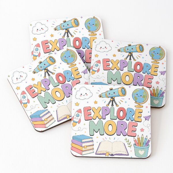 Item preview, Explore More T-Shirt & Sticker | Cute Educational Adventure Design | Teacher & Student Gift designed and sold by Sunday.Supply.
