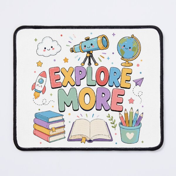 Item preview, Explore More T-Shirt & Sticker | Cute Educational Adventure Design | Teacher & Student Gift designed and sold by Sunday.Supply.