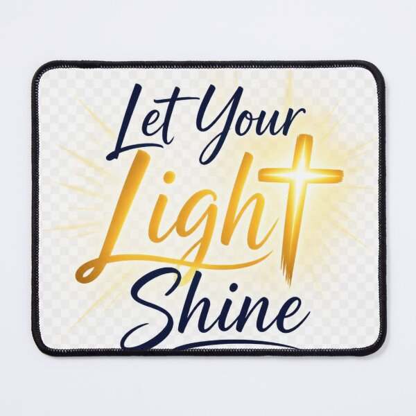 Item preview, Let Your Light Shine Christian Quote | Faith Inspirational Religious Apparel Design designed and sold by Paltooproducts.