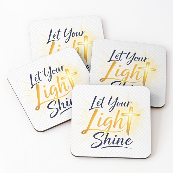 Item preview, Let Your Light Shine Christian Quote | Faith Inspirational Religious Apparel Design designed and sold by Paltooproducts.
