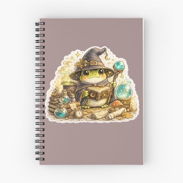 Item preview, Frog Wizard | Cute Halloween stickers designed and sold by Collins Design.