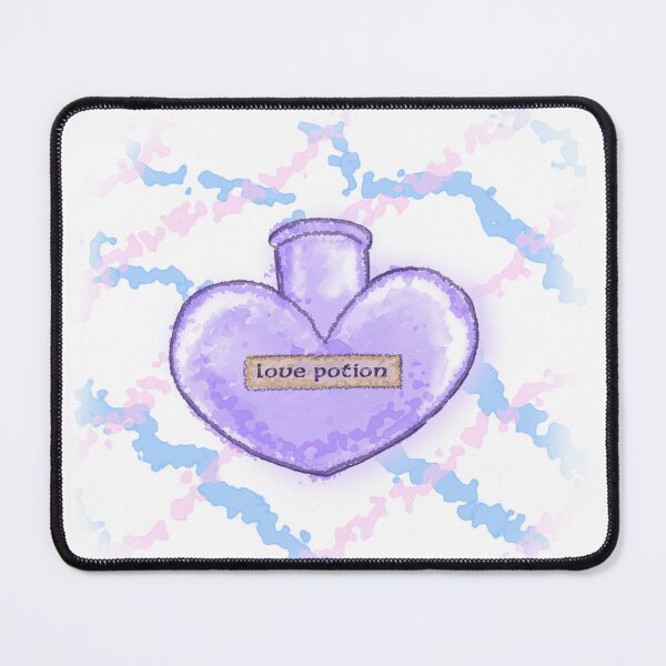 Item preview, Glowing Love Potion Heart Bottle Purple Magic Aesthetic designed and sold by blue witch art.