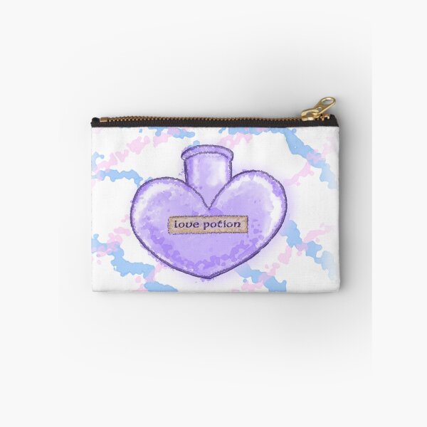 Item preview, Glowing Love Potion Heart Bottle Purple Magic Aesthetic designed and sold by blue witch art.
