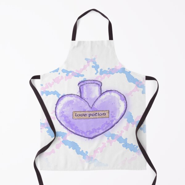Item preview, Glowing Love Potion Heart Bottle Purple Magic Aesthetic designed and sold by blue witch art.