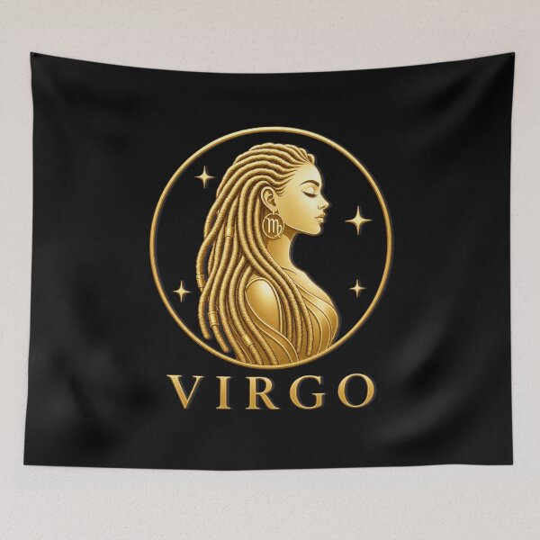 Item preview, Divine Zodiac™ Virgo Woman Celestial Astrology Art designed and sold by ZenWealthDesign.