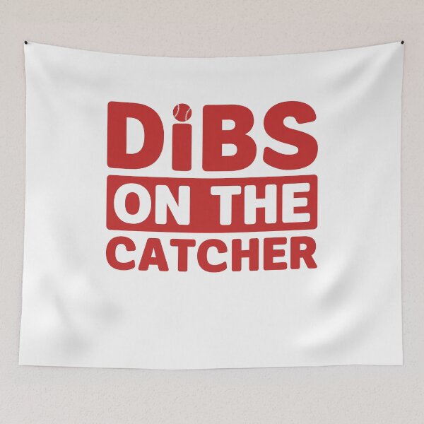 Item preview, Dibs on the Catcher Baseball Gift designed and sold by gunaone-design.