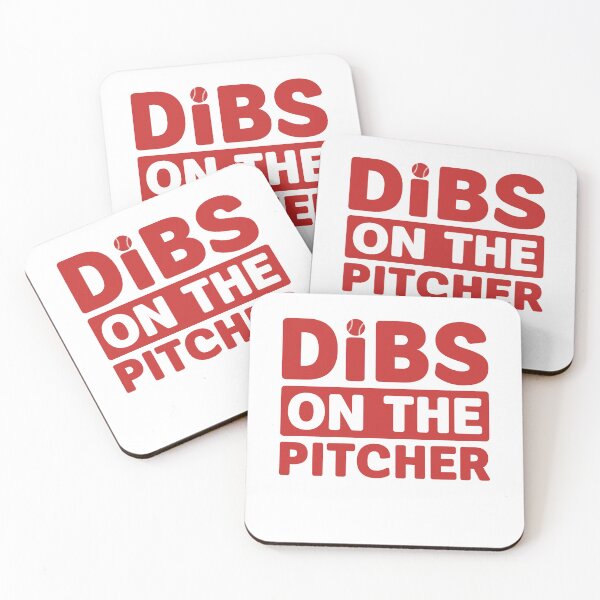 Item preview, Dibs on the Pitcher Baseball Gift designed and sold by gunaone-design.