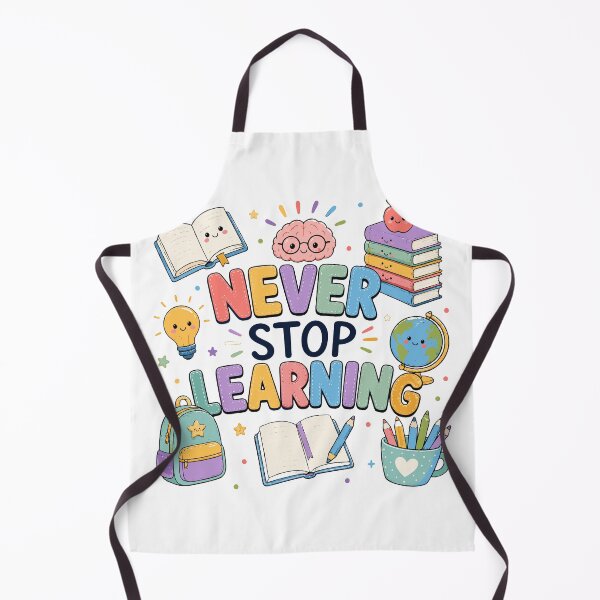 Item preview, Never Stop Learning T-Shirt & Sticker | Cute Brain Classroom Design | Teacher & Student Gift designed and sold by Sunday.Supply.