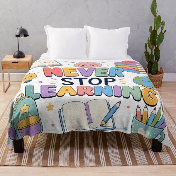 Item preview, Never Stop Learning T-Shirt & Sticker | Cute Brain Classroom Design | Teacher & Student Gift designed and sold by Sunday.Supply.