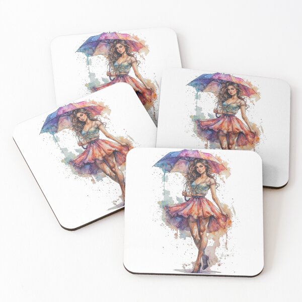 Item preview, Lady on the rain designed and sold by Navy67.