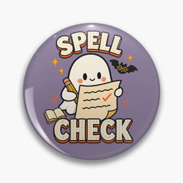 Item preview, Spell Check Kawaii Ghost Halloween Shirt | Cute Ghost Writing & School Design | Funny Teacher Gift designed and sold by  MAD's Recreation Studio.