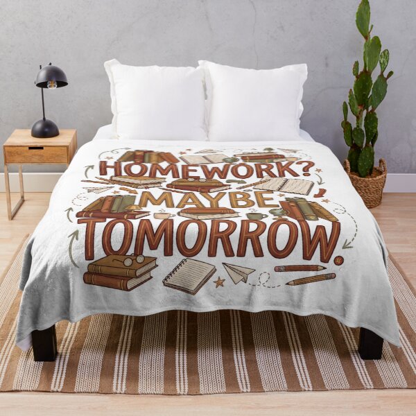 Item preview, Homework? Maybe Tomorrow. designed and sold by Helenaphotoart.